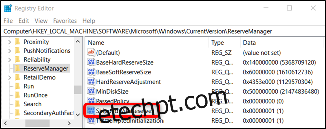 Como Desativar O Armazenamento Reservado No Windows 10 Etechpt