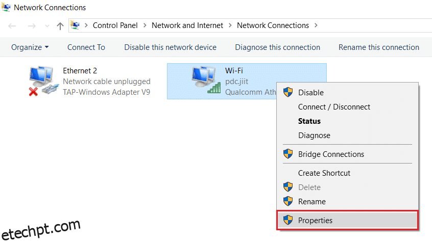 Corrigir ERR CONNECTION RESET No Chrome Etechpt