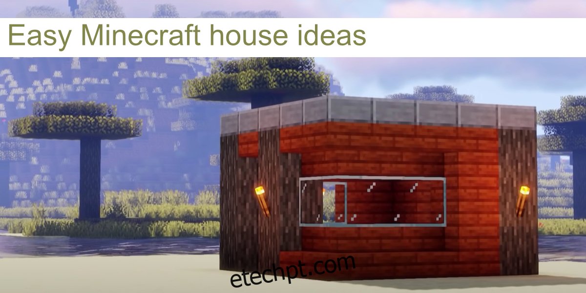 ideias fáceis para a casa do Minecraft