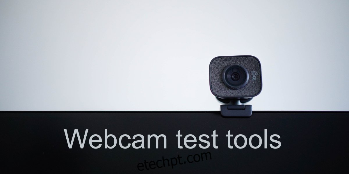 ferramentas de teste de webcam
