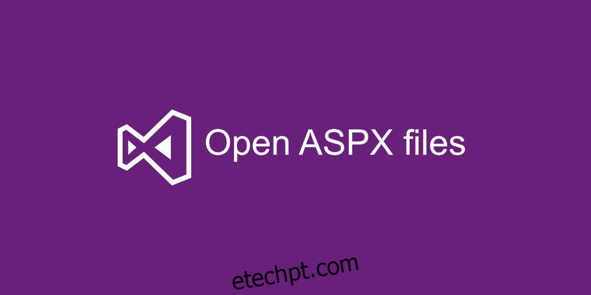 abrir arquivos ASPX