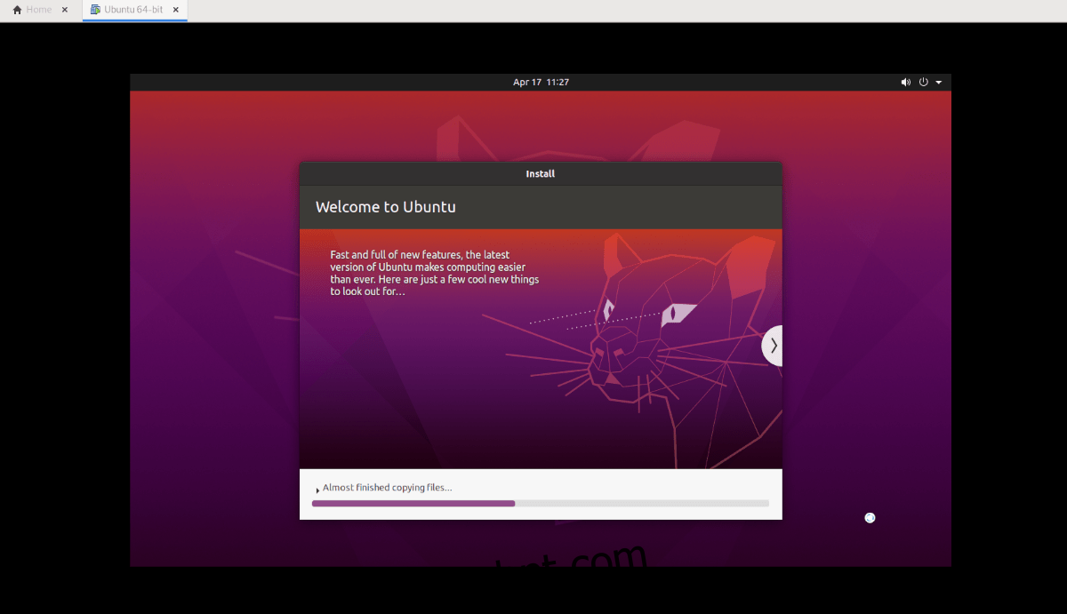 Imagem do Ubuntu Desktop VMware