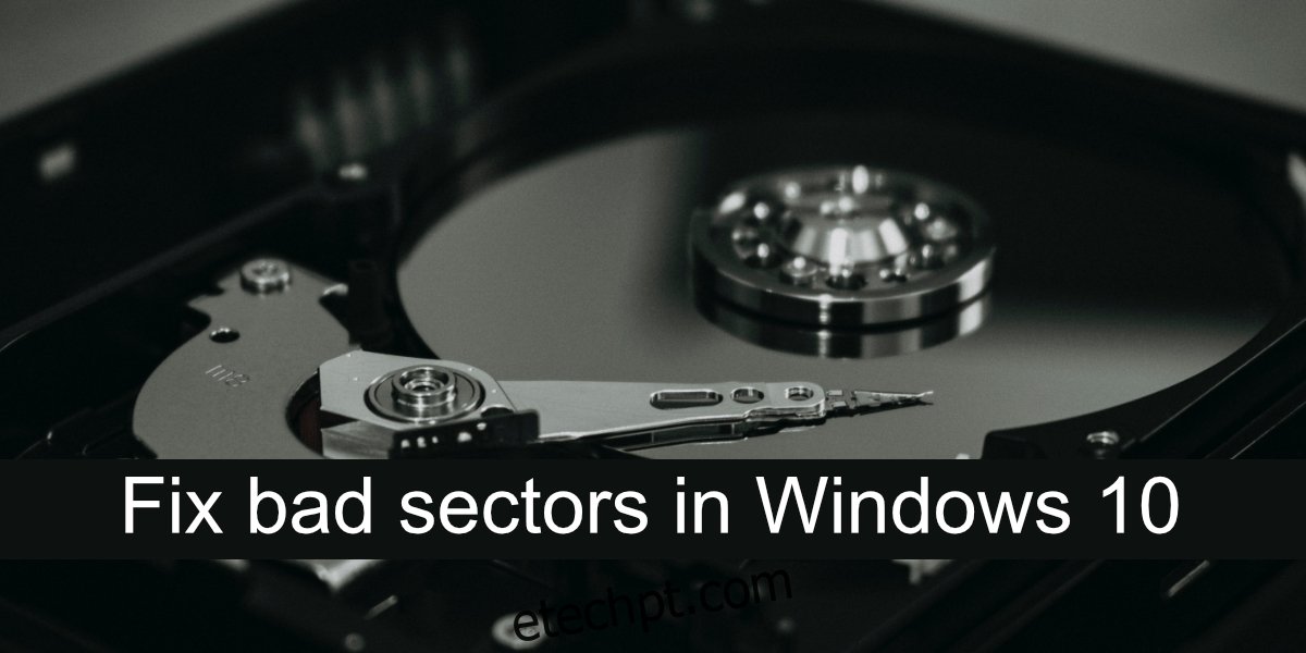 consertar setores defeituosos no Windows 10
