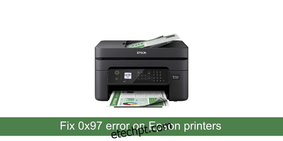 Erro 0x97 em impressoras Epson