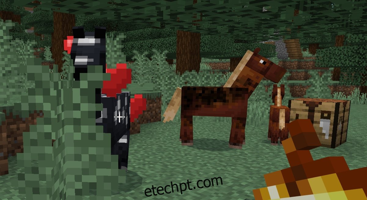 crie cavalos no Minecraft