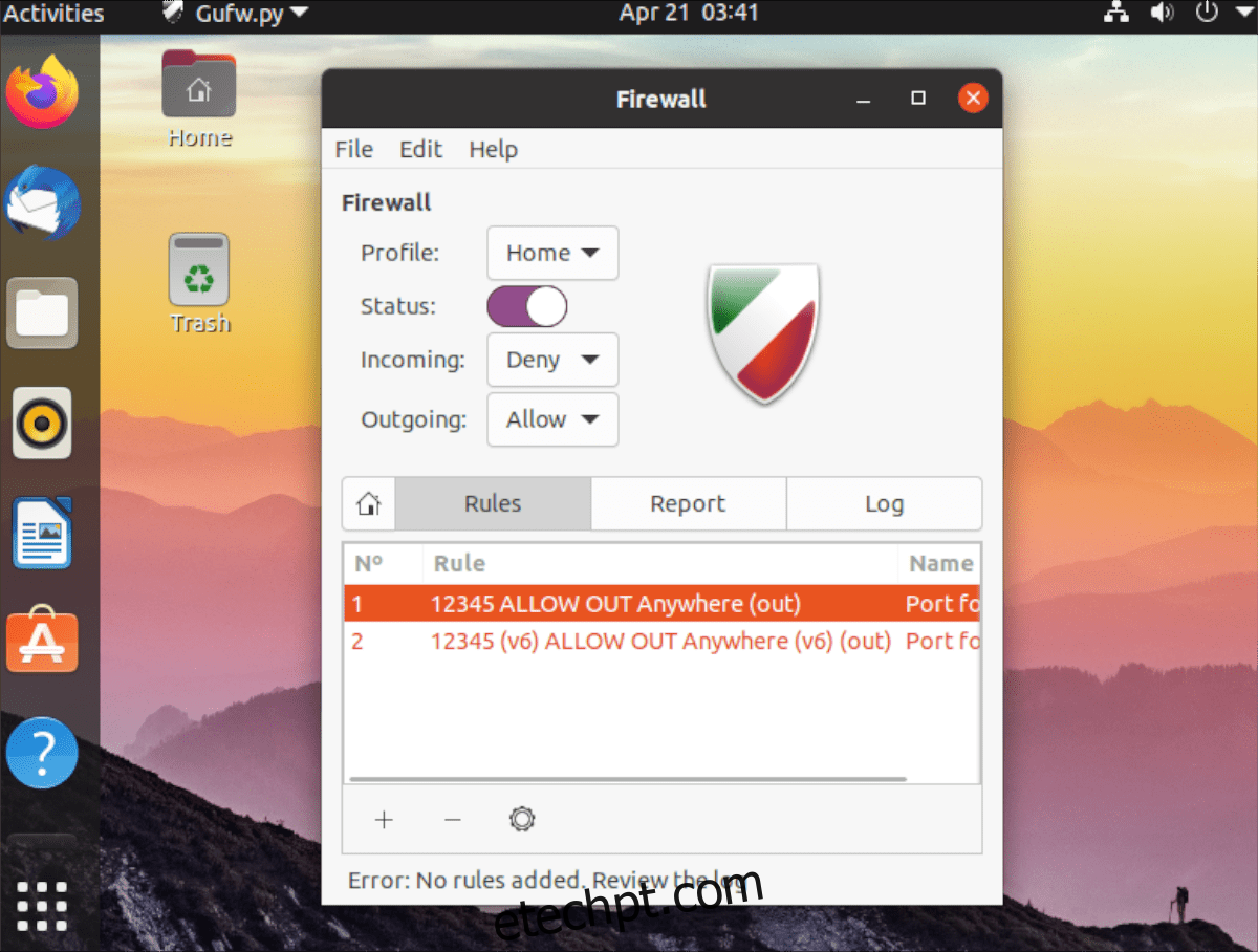 port forward no Ubuntu