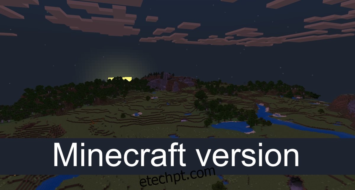 Versão Minecraft
