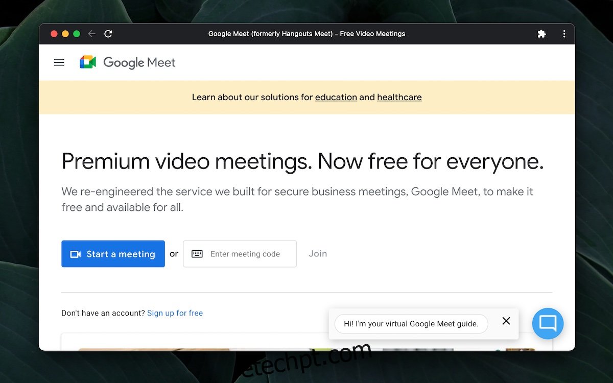 Faça download do Google Meet