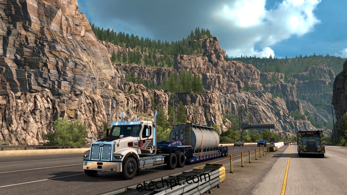 American Truck Simulator no Linux