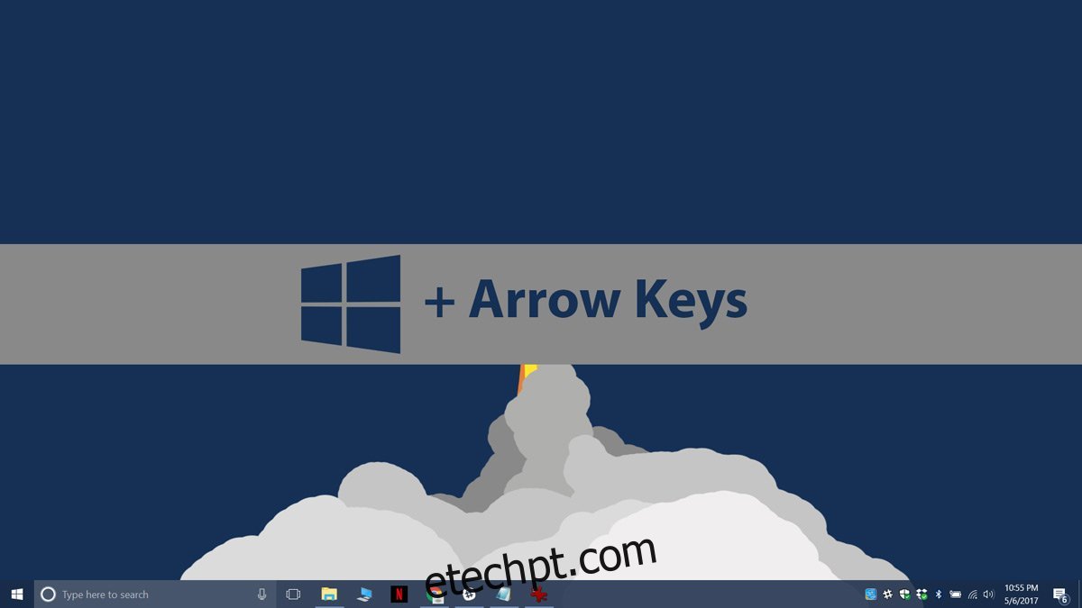 Como mover uma janela fora da tela para a tela principal